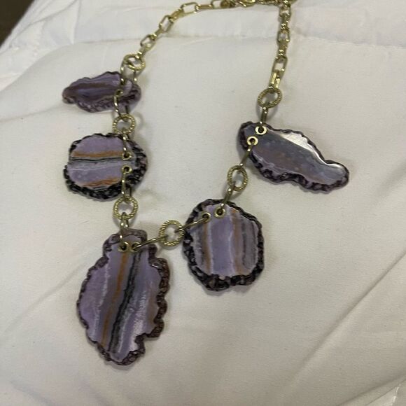 Joan Rivers Vintage Faux Stone Multiple Pendant Dangle Statement Necklace - Picture 3 of 6